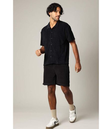 Chemise loose en éponge à manches courtes avec col cubain CREEKSON