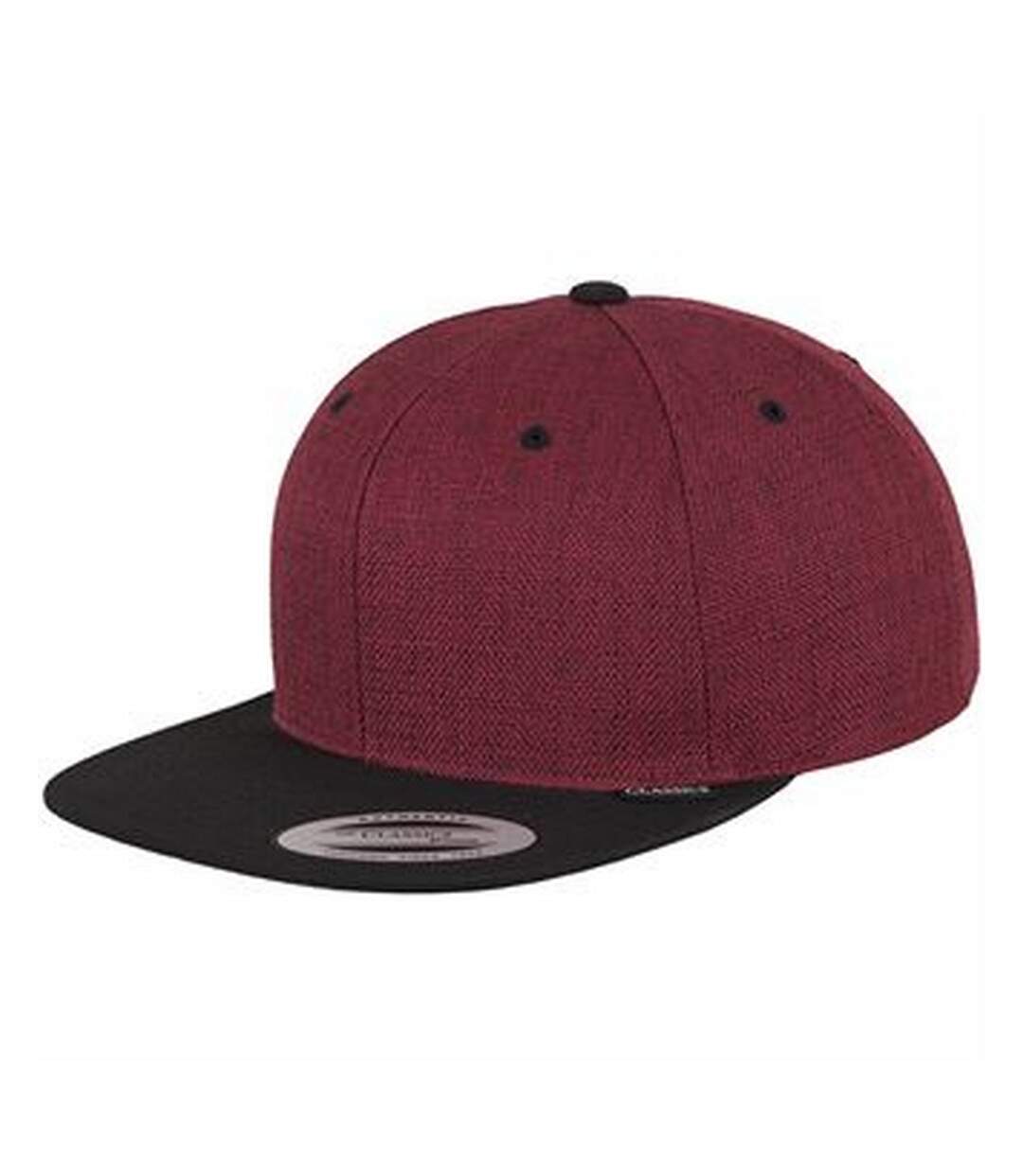 Casquette ajustable flexfit adulte rouge / noir Yupoong-1