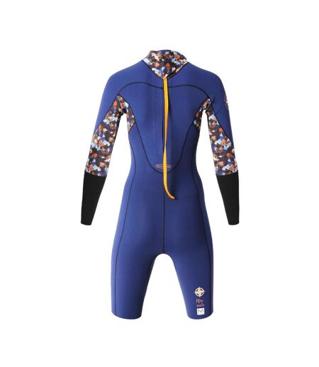 Combinaison de surf 2/2 shorty marine mixte ocean step dual zip