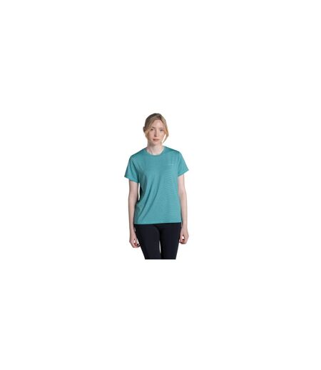 T-shirt Uni Manches Courtes Ellie Femme Turquoise Craghoppers