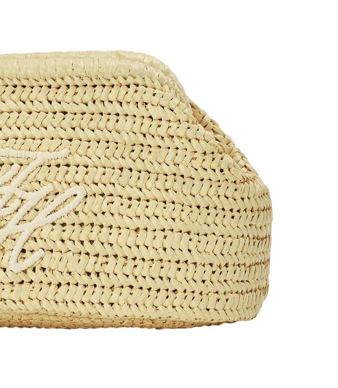 Raffia Clutch Bag One Size Natural Tommy Hilfiger-2