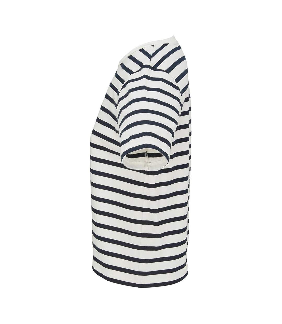 T-shirt Legend Femme Blanc Cassé Bleu Marine SOLS-3