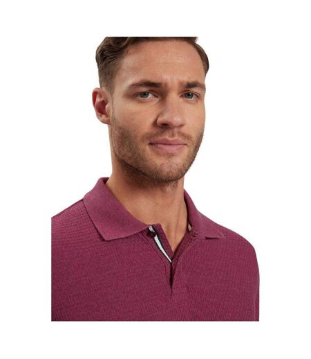 Polo Motif/style Texturé Redman Homme Fuchsia Ted Baker
