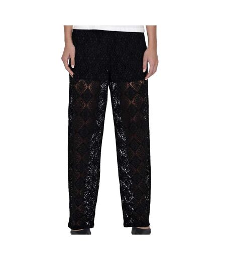 Pantalon fluide noir femme jdy eva