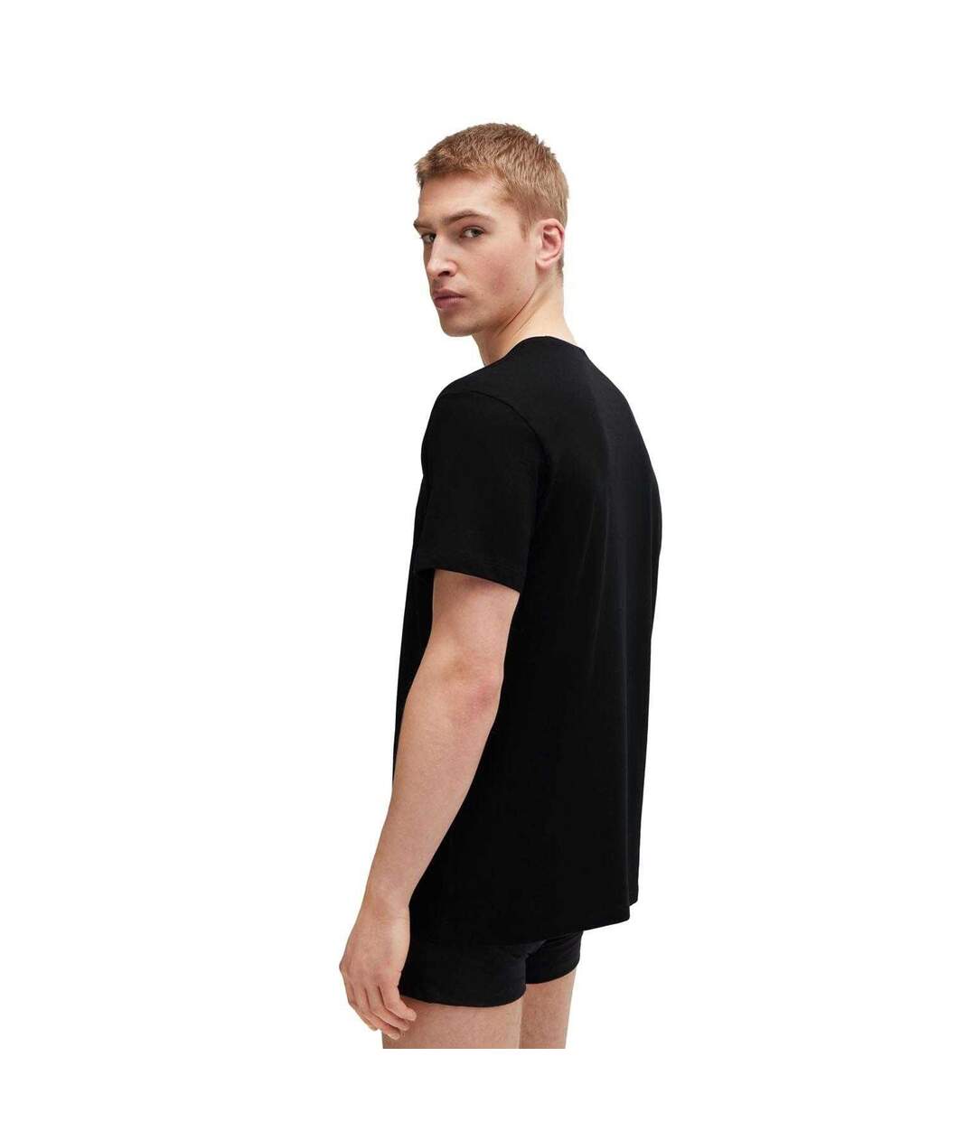 T-shirts Comfort Homme Noir Boss-3