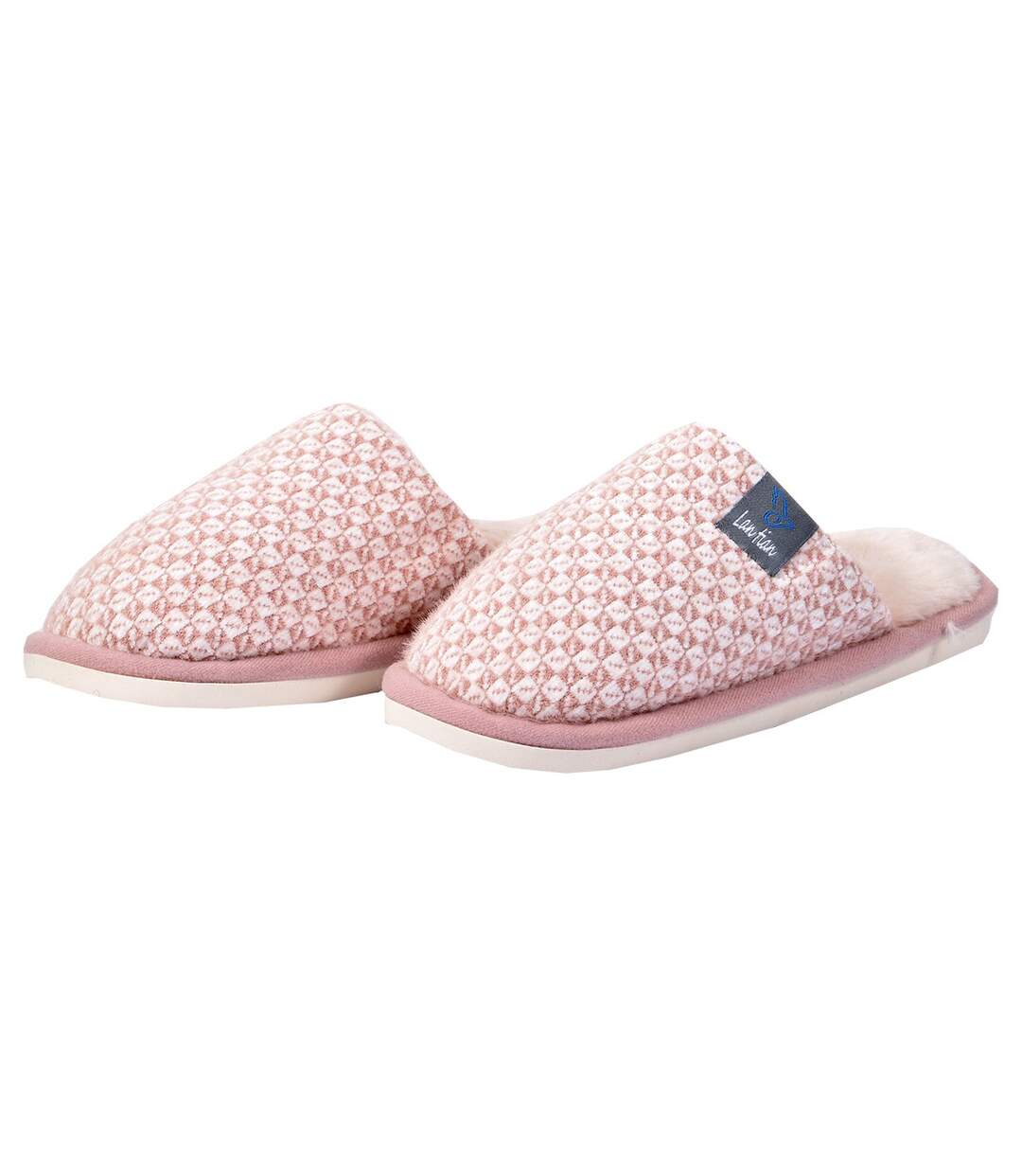 Pantoufles COCOONING pour Femme Confort PREMIUM 2087 Rose-1