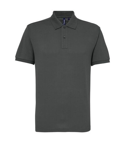 Asquith & Fox Mens Short Sleeve Performance Blend Polo Shirt (Charcoal) - UTRW5350