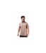 Polo Motif/style Rayure Contrastée Sur Bord Homme Beige Gris Gris Lambretta-1