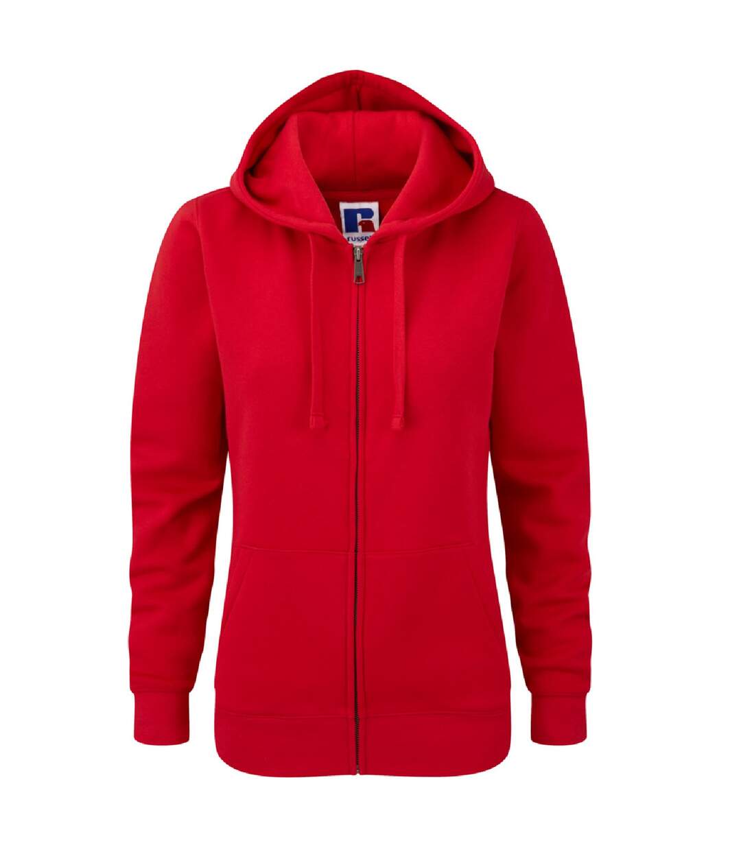 Russell Ladies Premium Authentic Zipped Hoodie (3-Layer Fabric) (Classic Red)