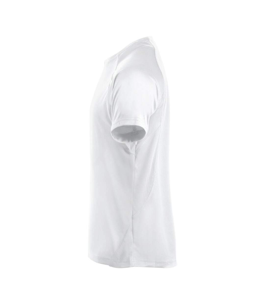 T-shirt Premium Homme Blanc Clique-3