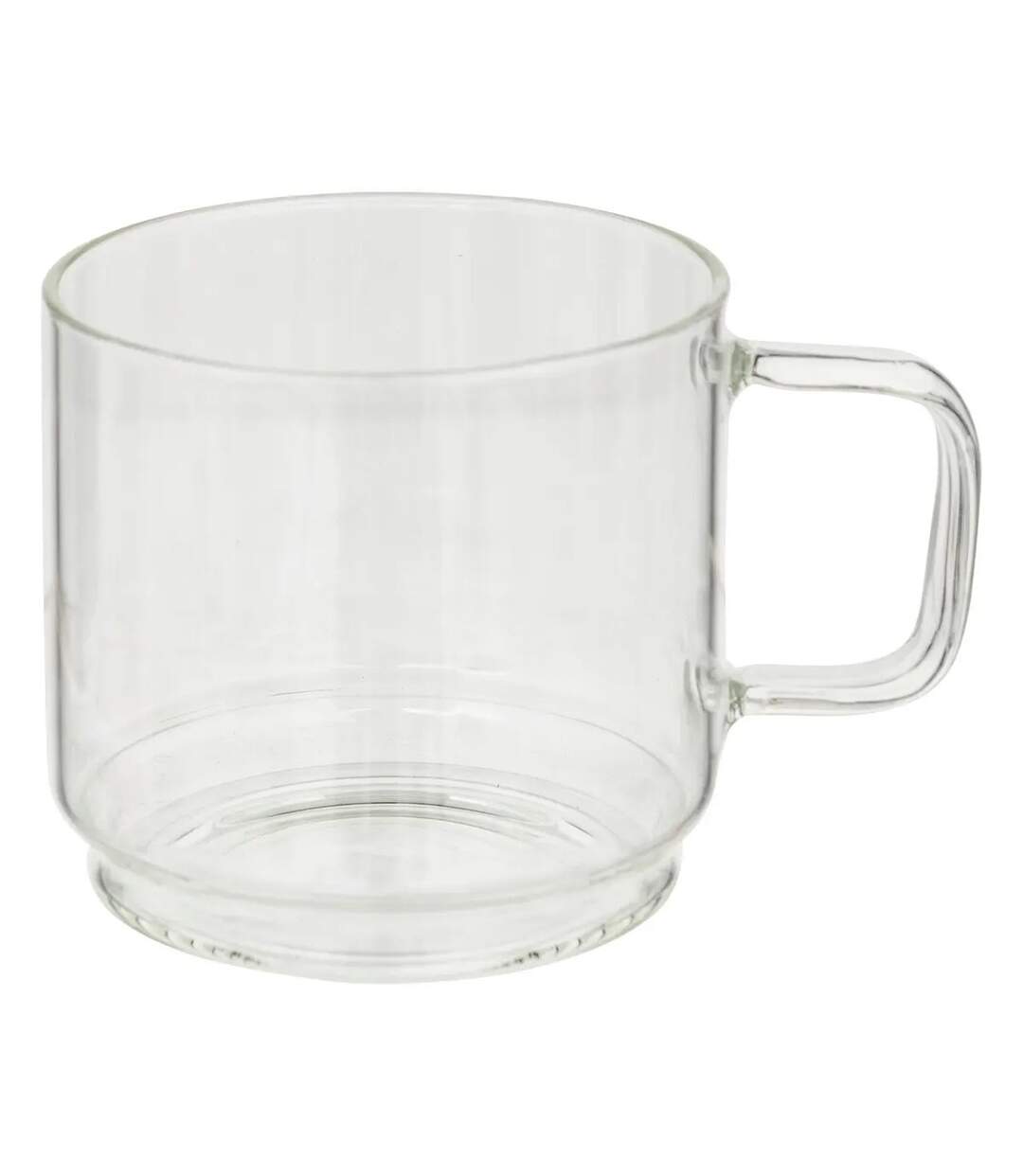 Lot de 4 Mugs sur Rack Mia 30cl Transparent-2