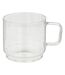 Lot de 4 Mugs sur Rack Mia 30cl Transparent-2
