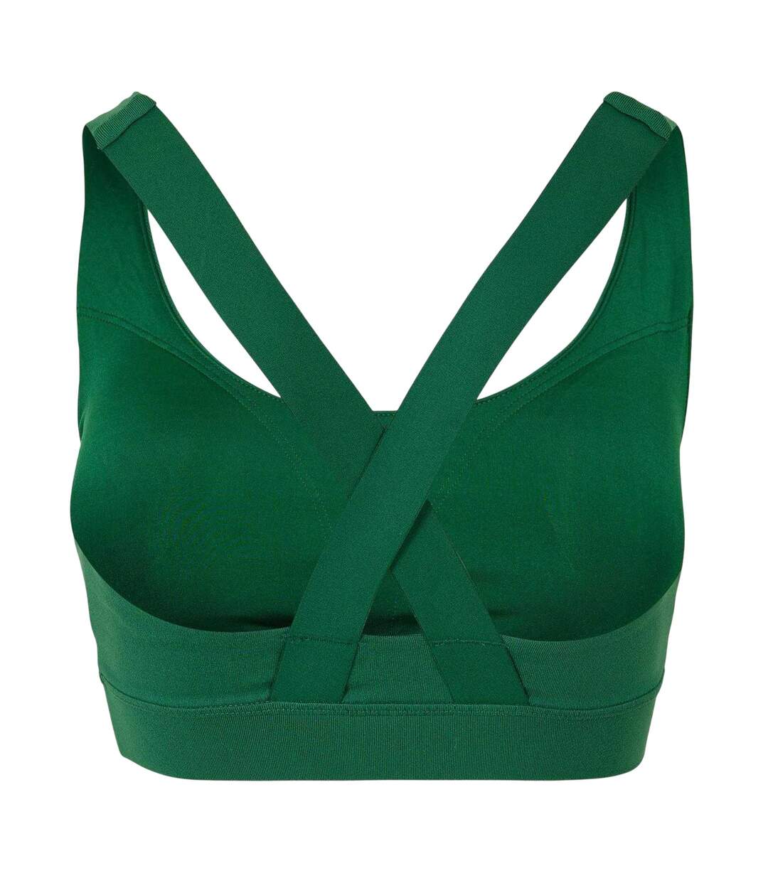 Womens/ladies Medium Impact Sports Bra Vine Green Puma-3