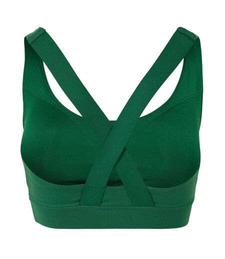 Womens/ladies Medium Impact Sports Bra Vine Green Puma