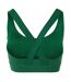 Womens/ladies Medium Impact Sports Bra Vine Green Puma-3