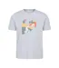 T-shirt Motif/style Vtt Adulte Gris Alu Mountain Warehouse-1