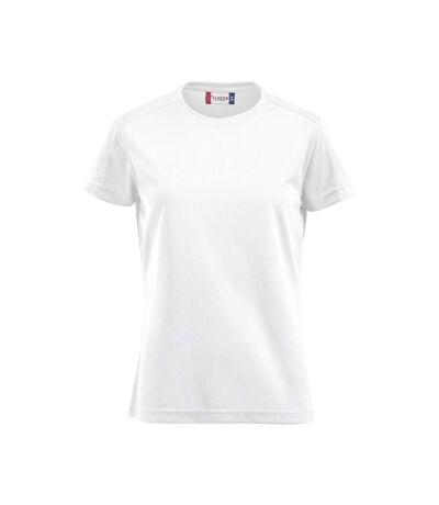 T-shirt ice femme blanc Clique