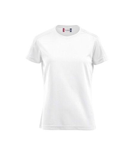 T-shirt ice femme blanc Clique