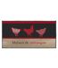 Tapis Déco Rectangle Campagne 50x120cm Rouge-1