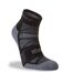 Mens Supreme Ankle Socks Black Grey Marl Hilly-4