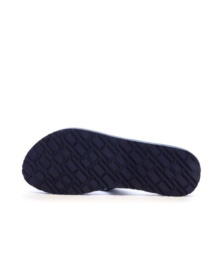 Tongs marine/blanches femme tommy hilfiger ithaca