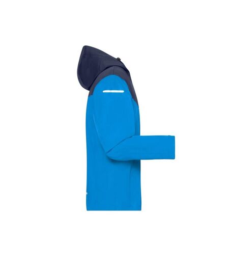Veste Softshell Homme Bleu Marine Bleu Vif James And Nicholson