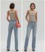 Jean femme taille haute - Régular - Look décontracté-2
