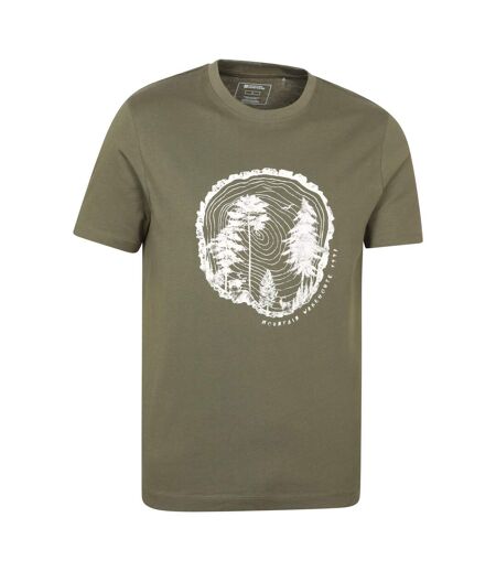 T-shirt off the beaten track homme vert kaki Mountain Warehouse