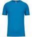 T-shirt sport - Running - Homme - PA438 - bleu aqua