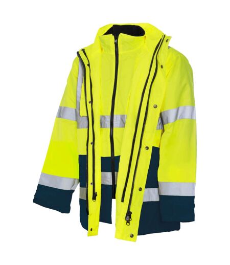 Parka de travail LUMEN 4 en 1 Jaune