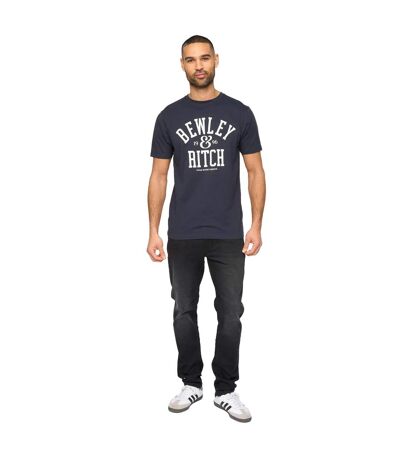 Mens Nuford T-shirt Navy Bewley & Ritch