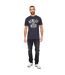 Mens nuford t-shirt navy Bewley & Ritch-3