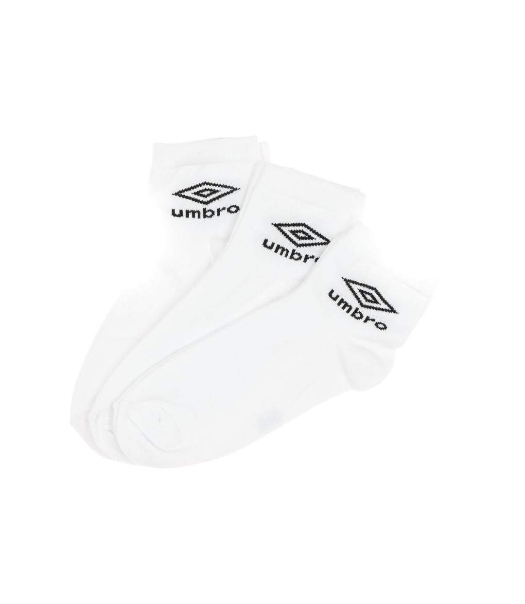 X3 paires de chaussettes blanches homme umbro lowcuts - 39/42-1
