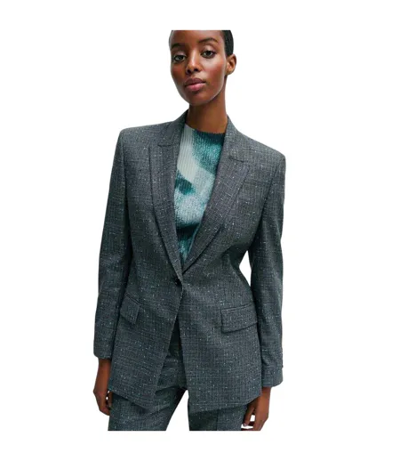 Veste De Costume Femme Noir Boss