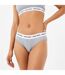 Pack Of 3  Womens/ladies Repeat Logo Briefs  Grey Marl Jack Wills-4