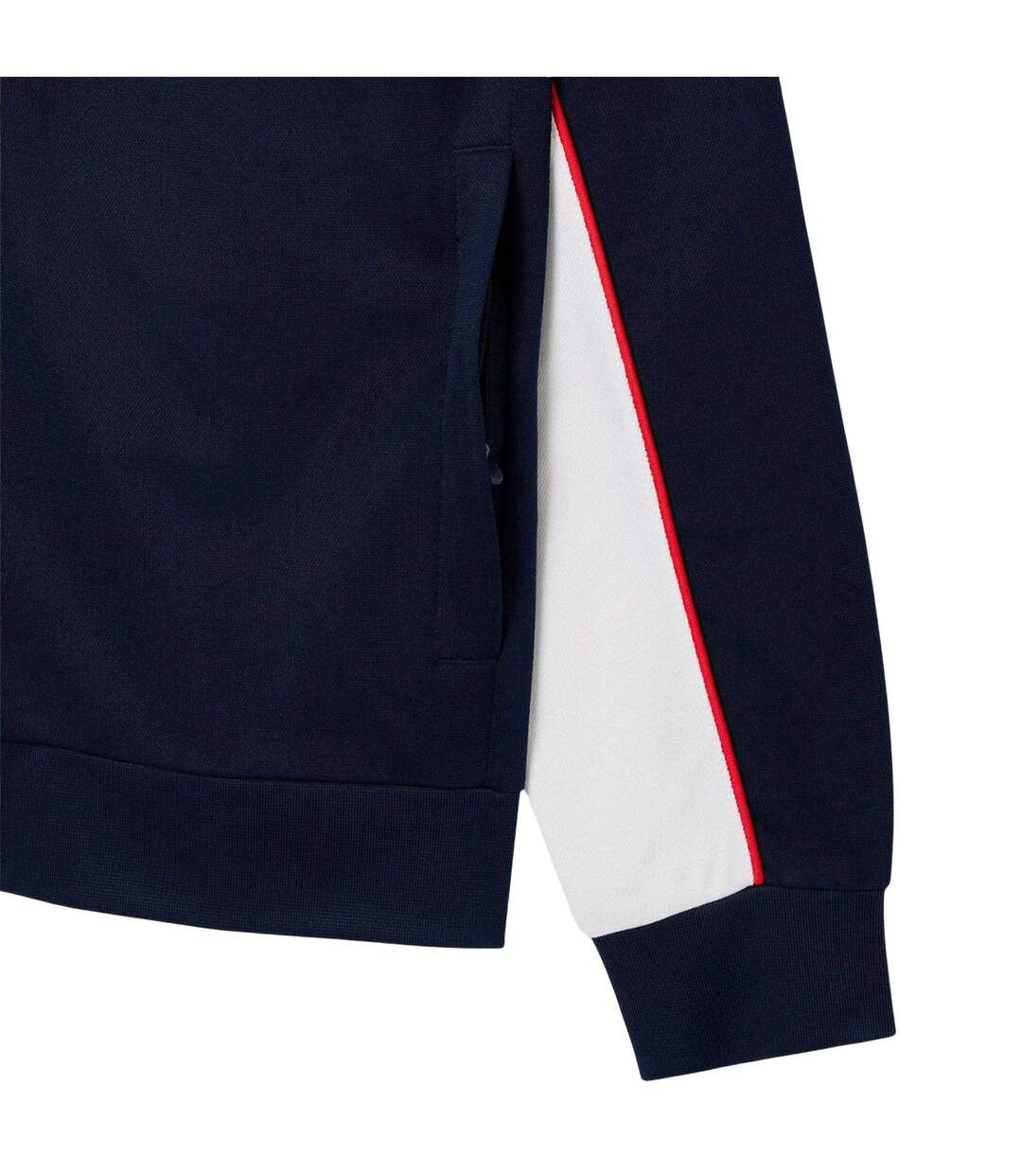 Veste Tennis Motif/style Logo Imprimé Homme Bleu Marine Blanc Lacoste-4