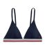 Haut de bikini marine femme tommy hilfiger triangle-2