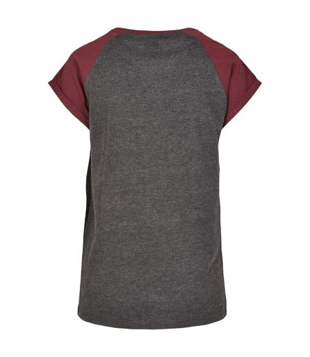 T-shirt Femme Charbon Bordeaux Urban Classics