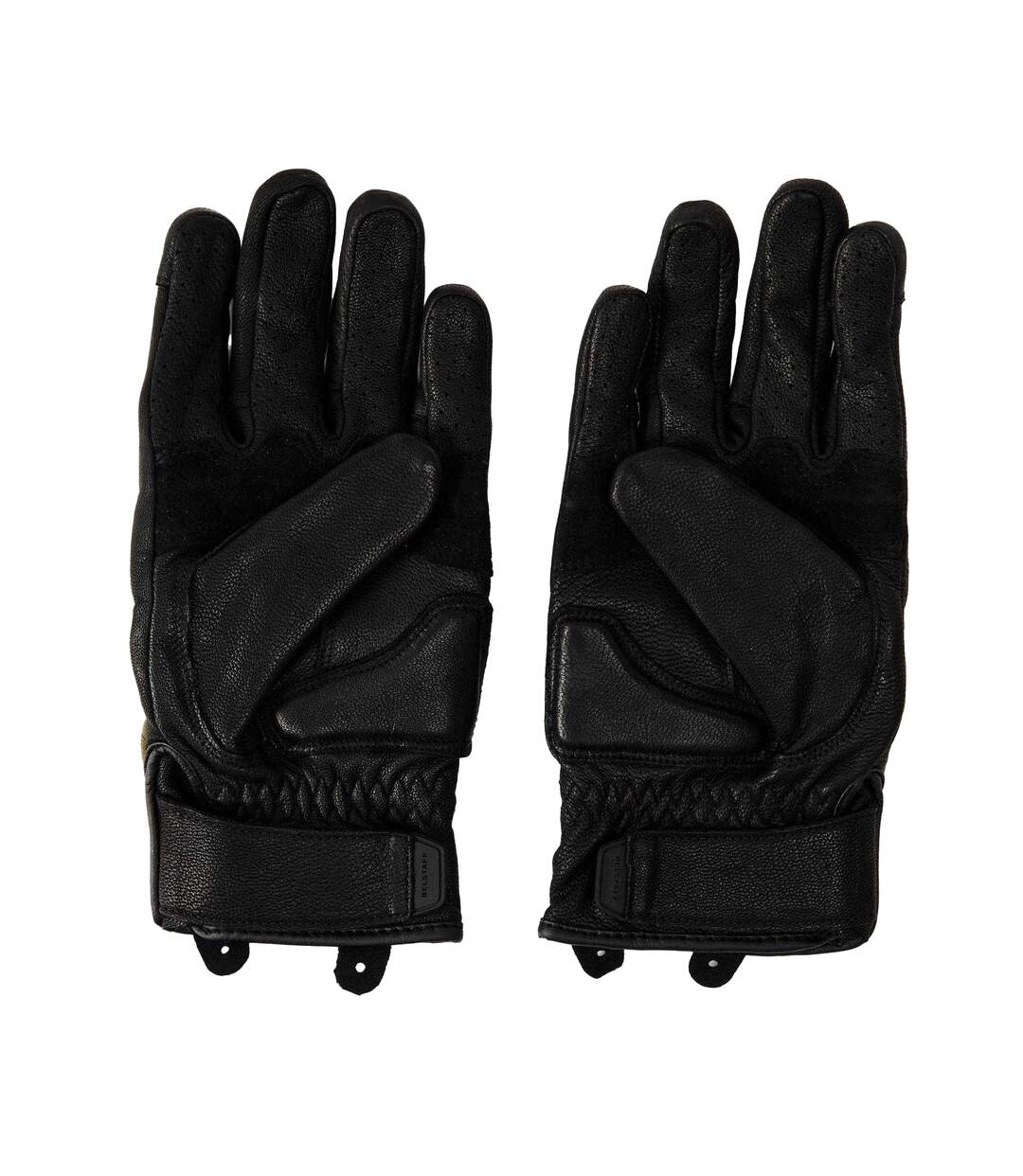 Mens Hampstead Leather Gloves Black Forest Green Belstaff-4