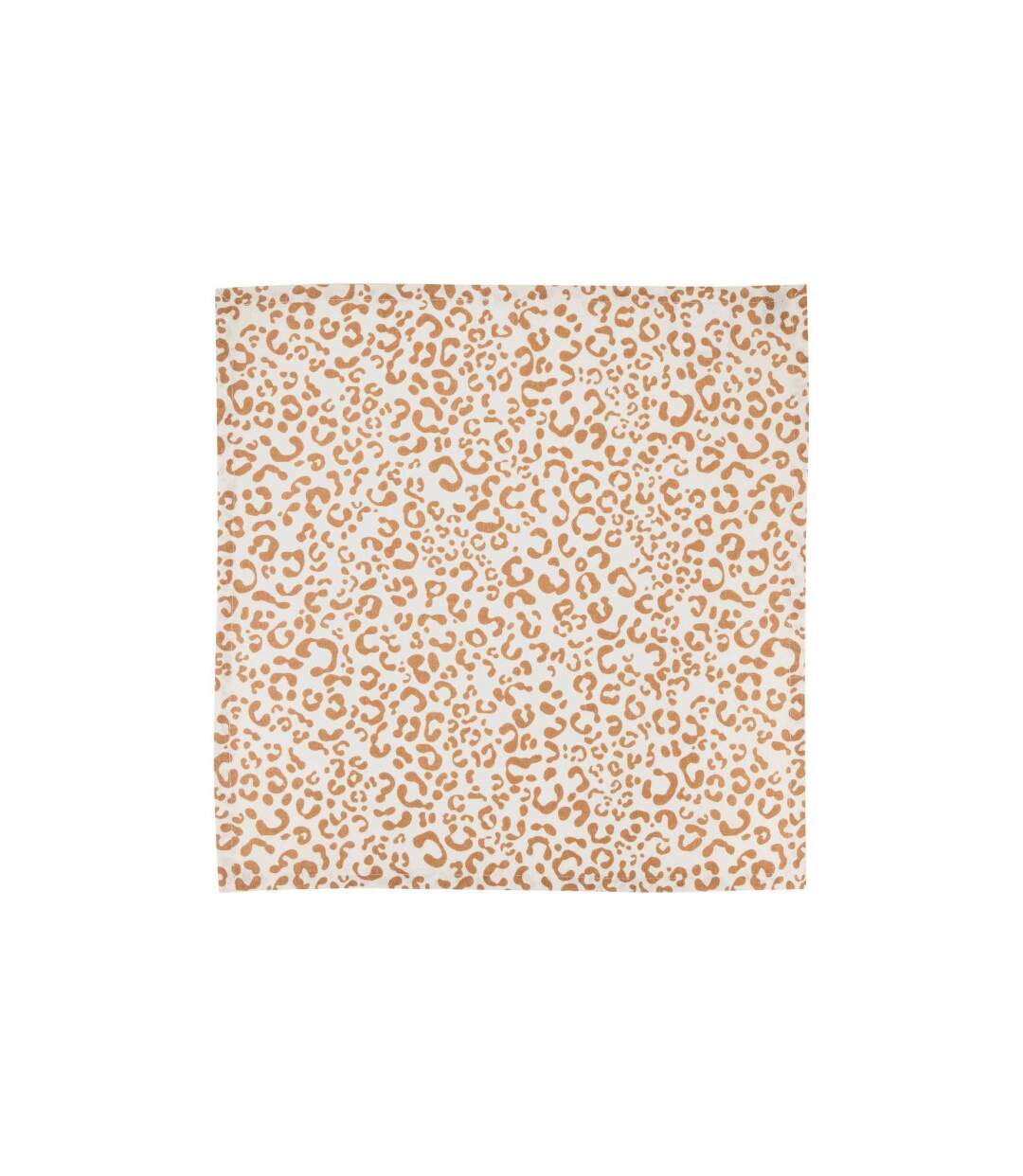 Lot de 4 Serviettes de Table Leopardi 40x40cm Beige-2