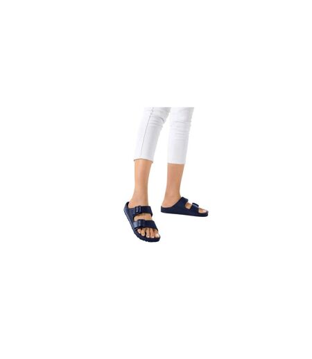 Womens/ladies Sundreamer Sliders Midnight Blue Holster