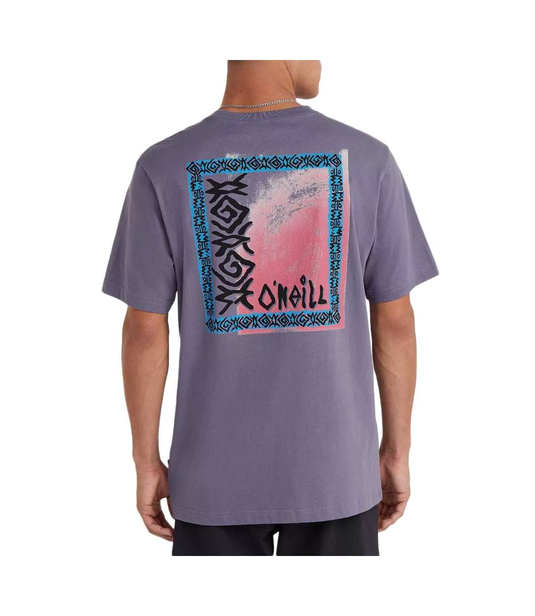 T-Shirt violet homme o'neill framed-2