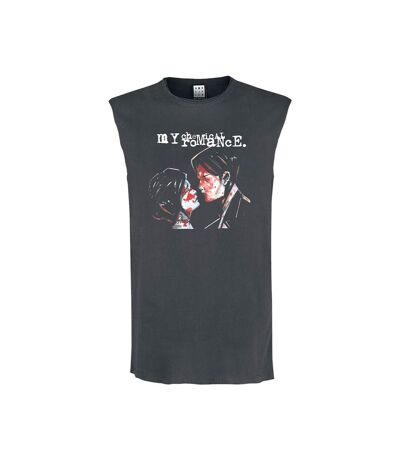 Amplified Mens Three Cheers My Chemical Romance Tank Top (Charcoal) - UTGD1276