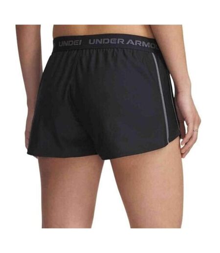 Short de sport noir femme under armour tech play