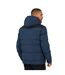 Doudoune À Capuche Motif/style Matelassé Homme Bleu Pétrole Brave Soul-3