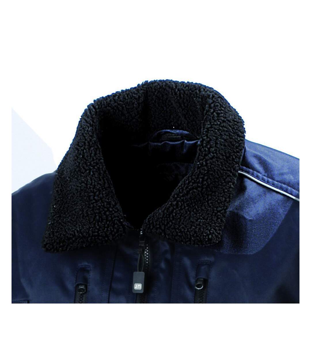 Blouson hiver 3 en 1 manches amovibles - JN812 - bleu marine - Workwear-3