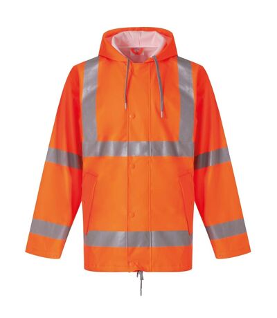 Yoko Mens Softflex U-Dry High-Vis Jacket (Orange) - UTRW7873