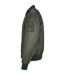 Blouson D'aviateur Homme Olive Foncée Build Your Brand-4