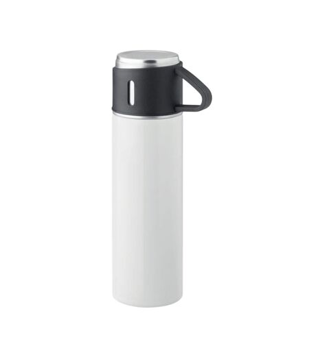 Tonia double-walled 420ml flask one size white MidOcean