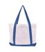 Canvas Tote Bag One Size White Blue New Balance-2